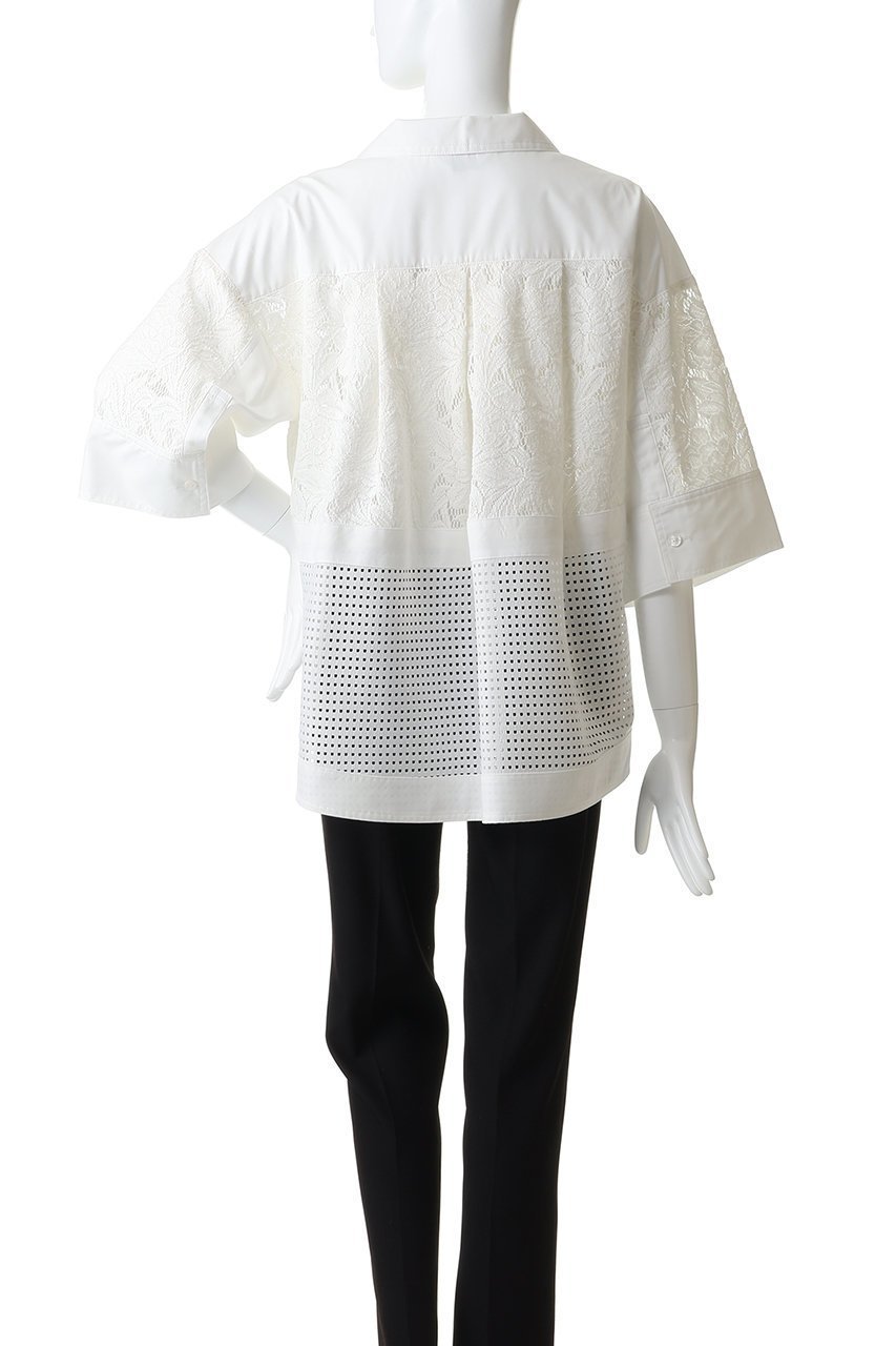 【フォルフォルモ/FORFORMO】のLace Shirt 人気、トレンドファッション・服の通販 founy(ファニー) ファッション Fashion レディースファッション Fashion for Women トップス・カットソー Cut & Sew Tops シャツ・ブラウス・オフィスカジュアル Elegant Blouses & Button-Ups ショート Short, Short Length スリーブ Sleeve, Long Sleeve / Short Sleeve マニッシュ Mannish, Boyish レース Lace, Lace Fabric ワイド Wide, Wide Fit 羽織 Haori, Light Jacket other-4|ID: prp329100004912006 ipo3291000000036809272
