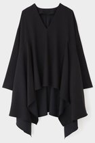 【ル フィル/LE PHIL】の2WAYツイルイレギュラーヘムブラウス 人気、トレンドファッション・服の通販 founy(ファニー) ファッション Fashion レディースファッション Fashion for Women トップス・カットソー Cut & Sew Tops シャツ・ブラウス・オフィスカジュアル Elegant Blouses & Button-Ups おすすめ Recommended / Our Picks イレギュラーヘム Irregular Hem スリーブ Sleeve, Long Sleeve / Short Sleeve ドレープ Drape, Draping Fabric ビッグ Big, Oversized ロング Long, Long-Length 定番 Standard, Basic Item ビジネス 仕事 通勤 Business / Work / Commuting thumbnail ブラック|ID: prp329100004912021 ipo3291000000036809379