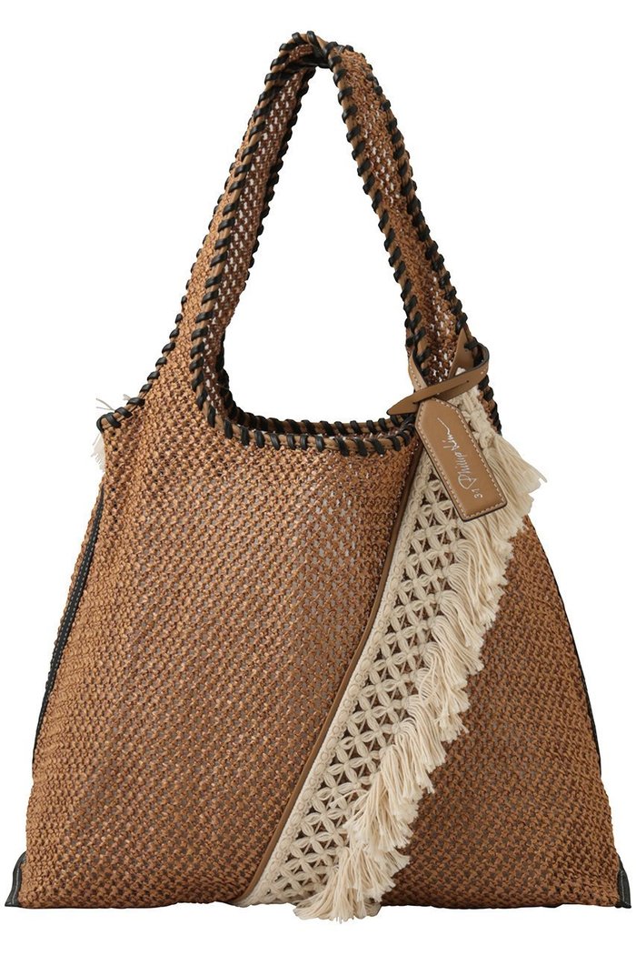 【スリーワン フィリップリム/3.1 Phillip Lim】のラフィア マーケット トートバッグ with フリンジ インテリア・キッズ・メンズ・レディースファッション・服の通販 founy(ファニー) https://founy.com/ ファッション Fashion レディースファッション Fashion for Women バッグ Bags インナー Innerwear スマート Smart, Elegant フリンジ Fringe, Tassel ポーチ Pouch, Small Case ラフィア Raffia, Natural Straw 軽量 Lightweight, Ultra Light |ID: prp329100004912042 ipo3291000000036809573