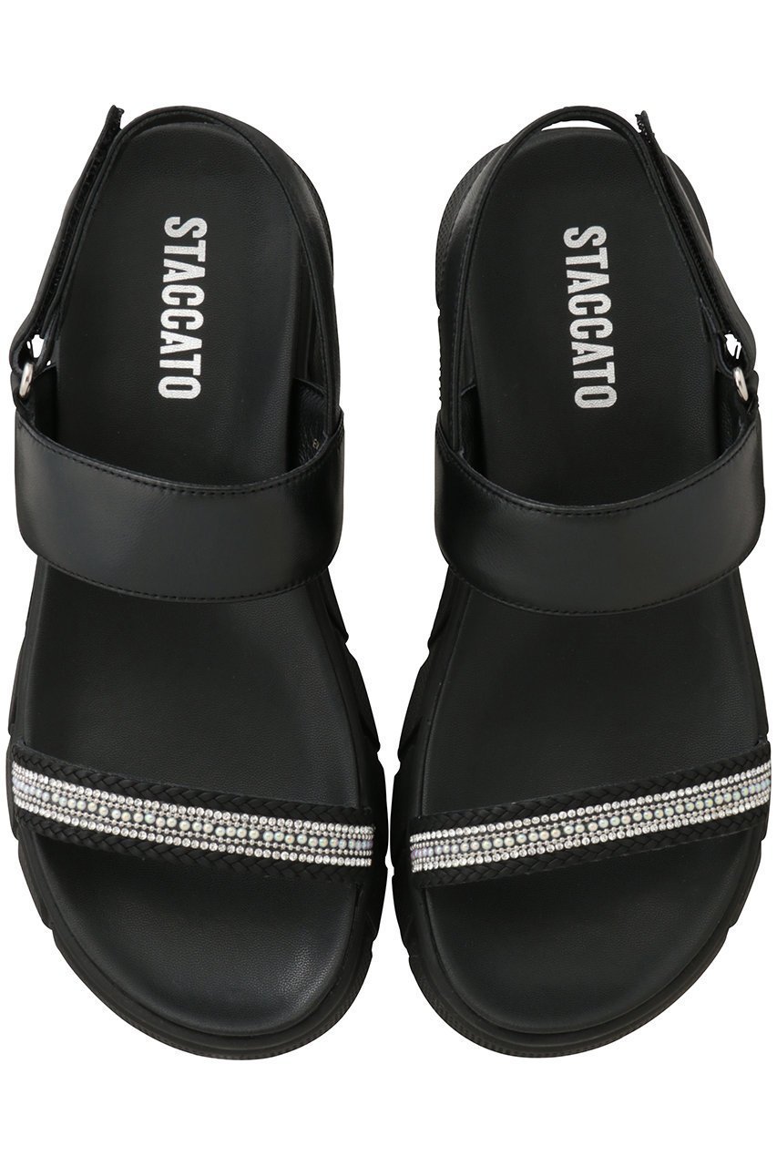 【スタッカート/STACCATO】の【4/8 10:00販売開始】パーティクルズライトサンダル 人気、トレンドファッション・服の通販 founy(ファニー) 　ファッション　Fashion　レディースファッション　Fashion for Women　サンダル　Sandals, Summer Shoes　ストーン　Stone, Gem-Like　パール　Pearl, Pearl Accent　ブレード　Braid, Decorative Trim　新作・新入荷　New Arrivals / New In　軽量　Lightweight, Ultra Light　other-5|ID: prp329100004912150 ipo3291000000036810544