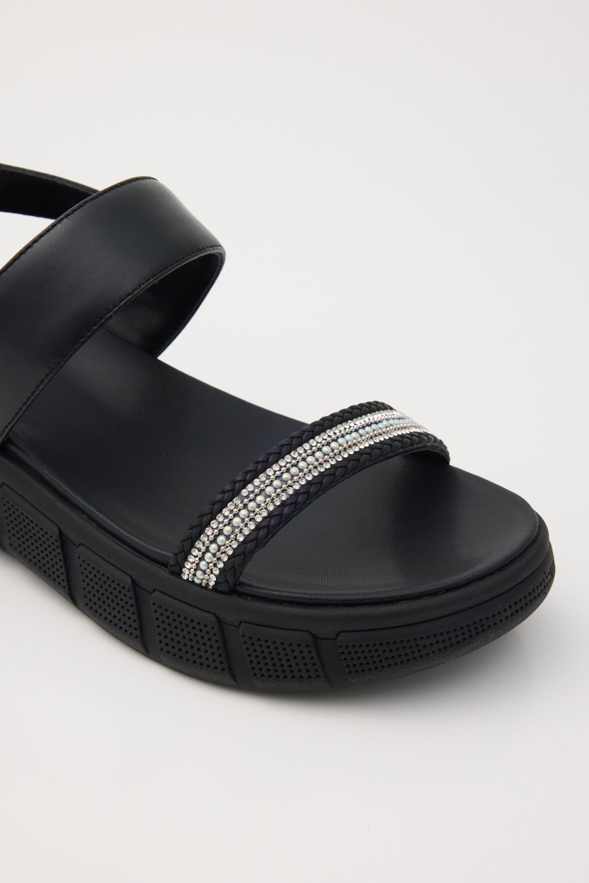 【スタッカート/STACCATO】の【4/8 10:00販売開始】パーティクルズライトサンダル 人気、トレンドファッション・服の通販 founy(ファニー) 　ファッション　Fashion　レディースファッション　Fashion for Women　サンダル　Sandals, Summer Shoes　ストーン　Stone, Gem-Like　パール　Pearl, Pearl Accent　ブレード　Braid, Decorative Trim　新作・新入荷　New Arrivals / New In　軽量　Lightweight, Ultra Light　other-7|ID: prp329100004912150 ipo3291000000036810550