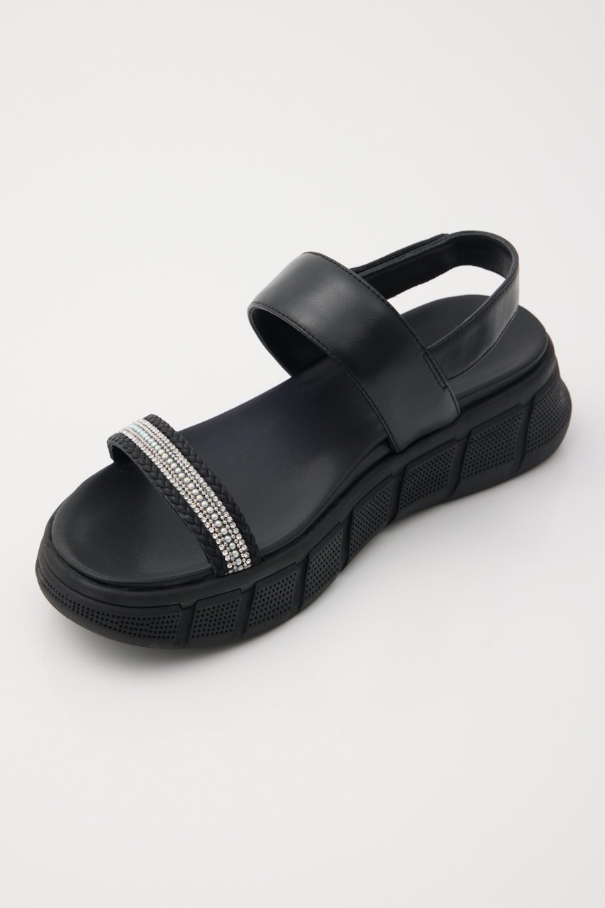 【スタッカート/STACCATO】の【4/8 10:00販売開始】パーティクルズライトサンダル 人気、トレンドファッション・服の通販 founy(ファニー) 　ファッション　Fashion　レディースファッション　Fashion for Women　サンダル　Sandals, Summer Shoes　ストーン　Stone, Gem-Like　パール　Pearl, Pearl Accent　ブレード　Braid, Decorative Trim　新作・新入荷　New Arrivals / New In　軽量　Lightweight, Ultra Light　other-8|ID: prp329100004912150 ipo3291000000036810552