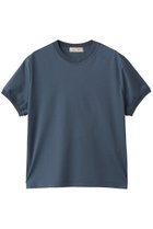 【エブール/ebure】の【4/4 12:00販売開始】【ebure×Ron Herman】ニットパーツコットンポンチ Tシャツ 人気、トレンドファッション・服の通販 founy(ファニー) ファッション Fashion レディースファッション Fashion for Women トップス・カットソー Cut & Sew Tops ニット Knit Tops & Sweaters シャツ・ブラウス・オフィスカジュアル Elegant Blouses & Button-Ups ロングTシャツ・Tシャツ Longline T-Shirts & Tees カットソー・ベーシックTシャツ Cut-and-Sewn Tops / Stretch Tees & Basics カットソー Cut and Sewn Top ショート Short, Short Length シンプル Simple, Minimal スリーブ Sleeve, Long Sleeve / Short Sleeve パターン Pattern, Design Print 定番 Standard, Basic Item thumbnail ダークブルー|ID: prp329100004912154 ipo3291000000036810586