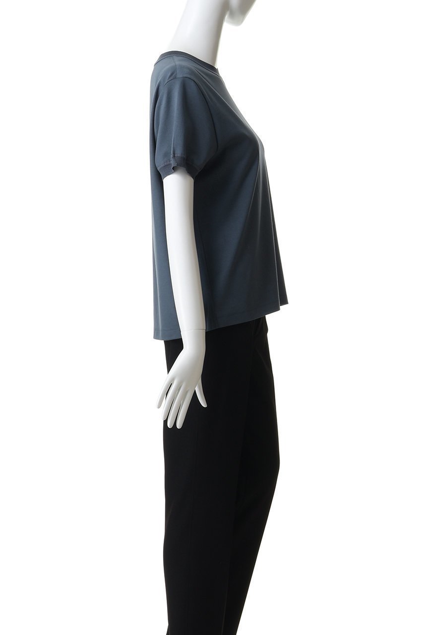 【エブール/ebure】の【4/4 12:00販売開始】【ebure×Ron Herman】ニットパーツコットンポンチ Tシャツ 人気、トレンドファッション・服の通販 founy(ファニー) 　ファッション　Fashion　レディースファッション　Fashion for Women　トップス・カットソー　Cut & Sew Tops　ニット　Knit Tops & Sweaters　シャツ・ブラウス・オフィスカジュアル　Elegant Blouses & Button-Ups　ロングTシャツ・Tシャツ　Longline T-Shirts & Tees　カットソー・ベーシックTシャツ　Cut-and-Sewn Tops / Stretch Tees & Basics　カットソー　Cut and Sewn Top　ショート　Short, Short Length　シンプル　Simple, Minimal　スリーブ　Sleeve, Long Sleeve / Short Sleeve　パターン　Pattern, Design Print　定番　Standard, Basic Item　other-3|ID: prp329100004912154 ipo3291000000036810592