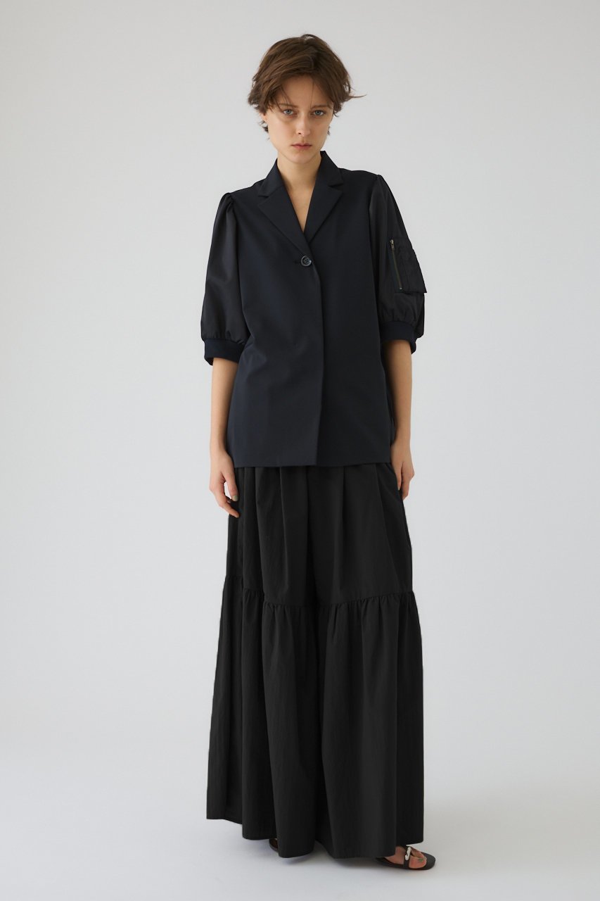 【リムアーク/RIM.ARK】のMA-1 sleeve SH/シャツ 人気、トレンドファッション・服の通販 founy(ファニー) ファッション Fashion レディースファッション Fashion for Women アウター Coat / Outerwear Collection MA-1ジャケット MA-1 Bomber Jackets / Flight Jackets トップス・カットソー Cut & Sew Tops シャツ・ブラウス・オフィスカジュアル Elegant Blouses & Button-Ups おすすめ Recommended / Our Picks コンパクト Compact, Small Size スリーブ Sleeve, Long Sleeve / Short Sleeve ツイル Twist, Twisted Detail テーラード Tailored, Tailored Fit ハーフ Half, Half-Length ロング Long, Long-Length 再入荷 Restock / Back in Stock other-7|ID: prp329100004912187 ipo3291000000036810895