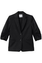 【チノ/CINOH】のクロップドスリーブ ハイツイスト ウール ジャケット ブラック|ID: prp329100004912198 ipo3291000000036810944