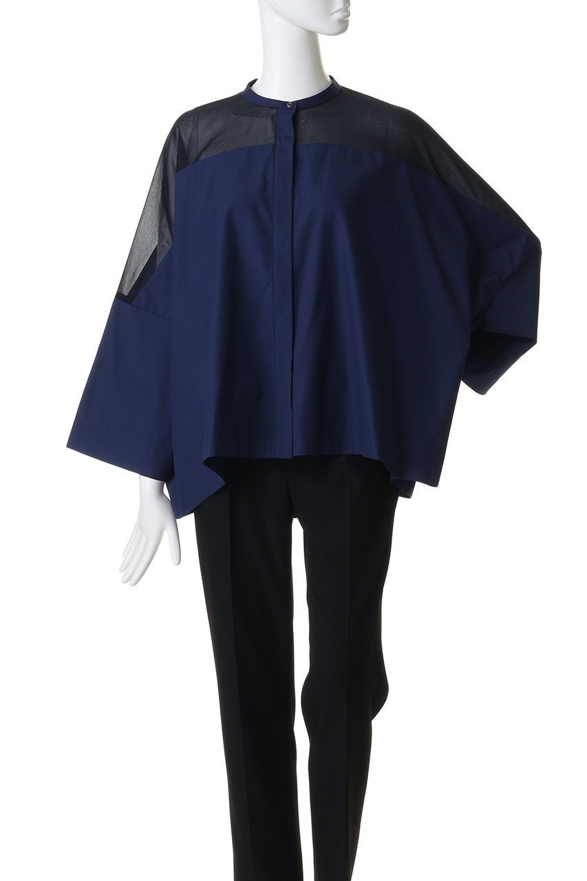 【ミズイロ インド/mizuiro ind】のsheer shoulder stand collar wide shirt シャツ 人気、トレンドファッション・服の通販 founy(ファニー) ファッション Fashion レディースファッション Fashion for Women トップス・カットソー Cut & Sew Tops シャツ・ブラウス・オフィスカジュアル Elegant Blouses & Button-Ups シアー Sheer, See-Through スリーブ Sleeve, Long Sleeve / Short Sleeve パーティ Party, Party Style ポンチョ Poncho, Cape Style ヨーク Yoke, Yoke Design ロング Long, Long-Length 新作・新入荷 New Arrivals / New In 長袖 Long Sleeve, Full Sleeve other-2|ID: prp329100004912210 ipo3291000000036846315