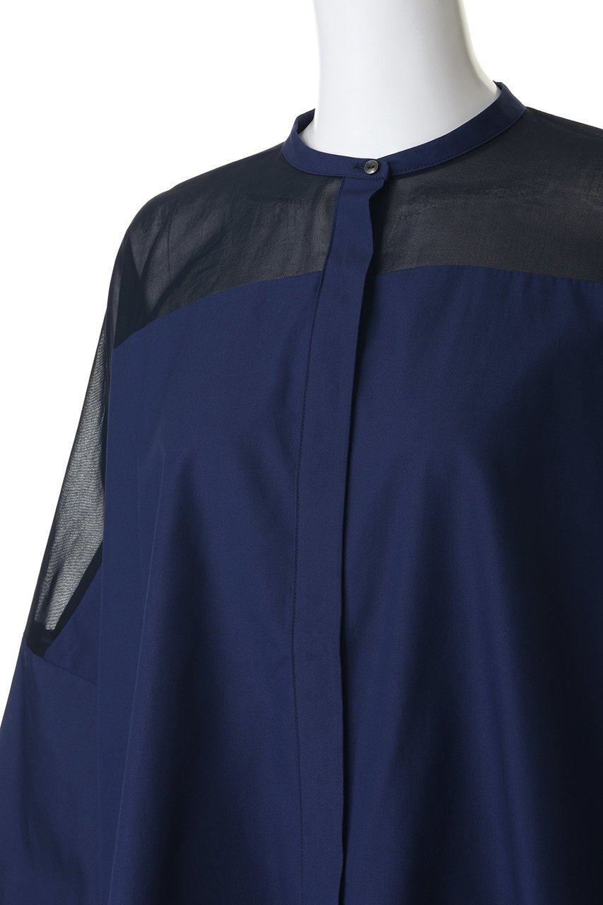 【ミズイロ インド/mizuiro ind】のsheer shoulder stand collar wide shirt シャツ 人気、トレンドファッション・服の通販 founy(ファニー) ファッション Fashion レディースファッション Fashion for Women トップス・カットソー Cut & Sew Tops シャツ・ブラウス・オフィスカジュアル Elegant Blouses & Button-Ups シアー Sheer, See-Through スリーブ Sleeve, Long Sleeve / Short Sleeve パーティ Party, Party Style ポンチョ Poncho, Cape Style ヨーク Yoke, Yoke Design ロング Long, Long-Length 新作・新入荷 New Arrivals / New In 長袖 Long Sleeve, Full Sleeve other-5|ID: prp329100004912210 ipo3291000000036846322