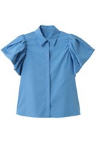 【アルアバイル/allureville】の【Loulou Willoughby】バルーンスリーブシャツBL A 人気、トレンドファッション・服の通販 founy(ファニー) ファッション Fashion レディースファッション Fashion for Women トップス・カットソー Cut & Sew Tops シャツ・ブラウス・オフィスカジュアル Elegant Blouses & Button-Ups スリーブ Sleeve, Long Sleeve / Short Sleeve デニム Denim, Jeans Material バルーン Balloon, Balloon Silhouette ロング Long, Long-Length 新作・新入荷 New Arrivals / New In thumbnail ブルー|ID: prp329100004912226 ipo3291000000036811153