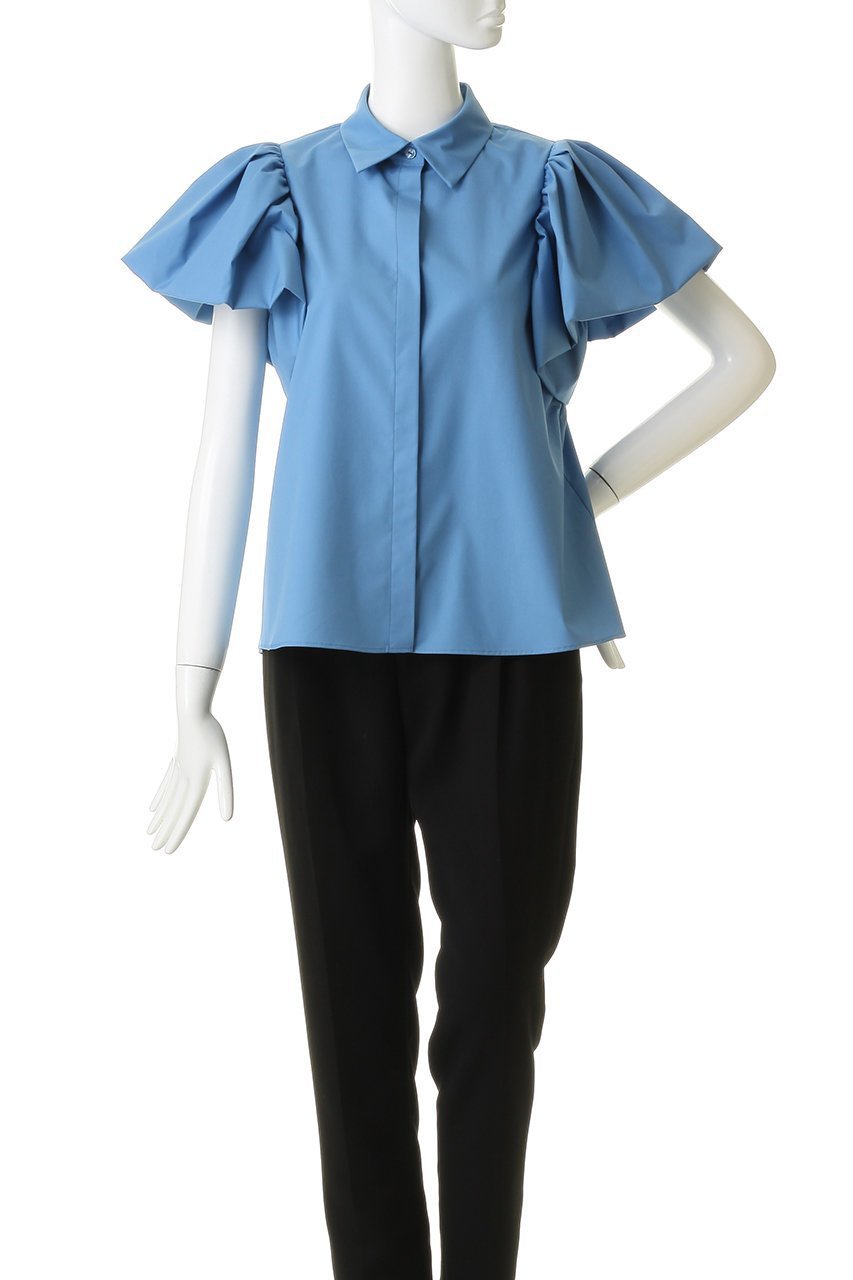 【アルアバイル/allureville】の【Loulou Willoughby】バルーンスリーブシャツBL A 人気、トレンドファッション・服の通販 founy(ファニー) ファッション Fashion レディースファッション Fashion for Women トップス・カットソー Cut & Sew Tops シャツ・ブラウス・オフィスカジュアル Elegant Blouses & Button-Ups スリーブ Sleeve, Long Sleeve / Short Sleeve デニム Denim, Jeans Material バルーン Balloon, Balloon Silhouette ロング Long, Long-Length 新作・新入荷 New Arrivals / New In other-2|ID: prp329100004912226 ipo3291000000036846340