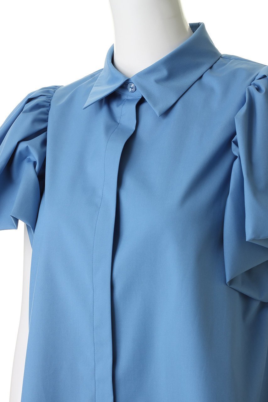 【アルアバイル/allureville】の【Loulou Willoughby】バルーンスリーブシャツBL A 人気、トレンドファッション・服の通販 founy(ファニー) ファッション Fashion レディースファッション Fashion for Women トップス・カットソー Cut & Sew Tops シャツ・ブラウス・オフィスカジュアル Elegant Blouses & Button-Ups スリーブ Sleeve, Long Sleeve / Short Sleeve デニム Denim, Jeans Material バルーン Balloon, Balloon Silhouette ロング Long, Long-Length 新作・新入荷 New Arrivals / New In other-5|ID: prp329100004912226 ipo3291000000036846348