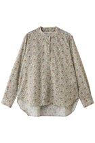 【ミディウミ/MidiUmi】のLIBERTY print shirt シャツ 人気、トレンドファッション・服の通販 founy(ファニー) ファッション Fashion レディースファッション Fashion for Women トップス・カットソー Cut & Sew Tops シャツ・ブラウス・オフィスカジュアル Elegant Blouses & Button-Ups ロングTシャツ・Tシャツ Longline T-Shirts & Tees なめらか Smooth, Silky Texture スリーブ Sleeve, Long Sleeve / Short Sleeve プリント Print, Printed Pattern ロング Long, Long-Length エレガント 上品 Elegant 新作・新入荷 New Arrivals / New In thumbnail yellow|ID: prp329100004912228 ipo3291000000036811170