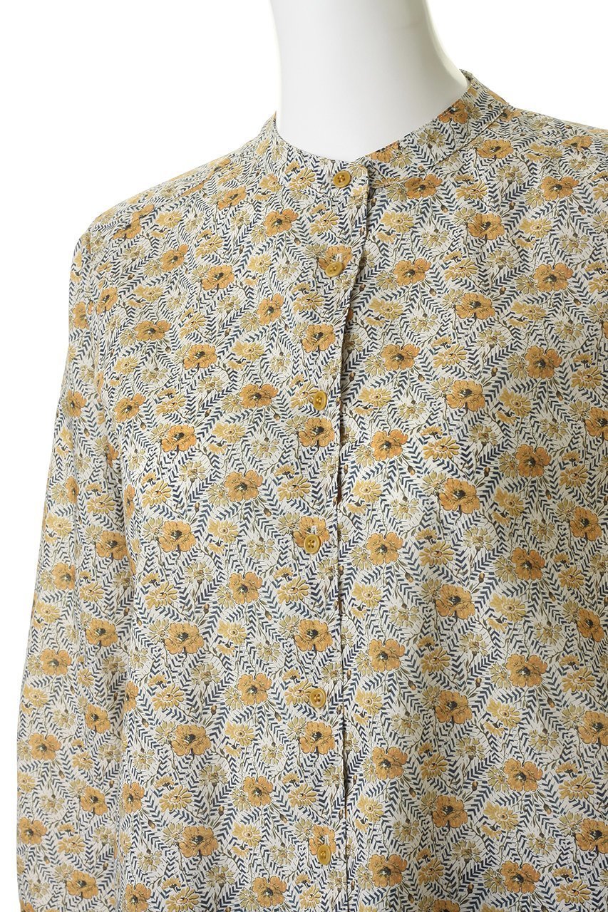 【ミディウミ/MidiUmi】のLIBERTY print shirt シャツ 人気、トレンドファッション・服の通販 founy(ファニー) ファッション Fashion レディースファッション Fashion for Women トップス・カットソー Cut & Sew Tops シャツ・ブラウス・オフィスカジュアル Elegant Blouses & Button-Ups ロングTシャツ・Tシャツ Longline T-Shirts & Tees なめらか Smooth, Silky Texture スリーブ Sleeve, Long Sleeve / Short Sleeve プリント Print, Printed Pattern ロング Long, Long-Length エレガント 上品 Elegant 新作・新入荷 New Arrivals / New In other-5|ID: prp329100004912228 ipo3291000000036846359