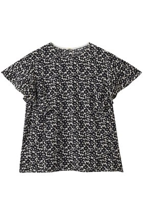 【ティアラ/Tiara】のPansyプリントフリルブラウス 人気、トレンドファッション・服の通販 founy(ファニー) ファッション Fashion レディースファッション Fashion for Women トップス・カットソー Cut & Sew Tops シャツ・ブラウス・オフィスカジュアル Elegant Blouses & Button-Ups ショート Short, Short Length スリーブ Sleeve, Long Sleeve / Short Sleeve デニム Denim, Jeans Material フラワー Flower, Floral フレア Flare, Flared プリント Print, Printed Pattern モチーフ Motif, Design Theme モノトーン Monotone, Black and White 新作・新入荷 New Arrivals / New In |ID:prp329100004912230