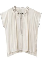 【ティアラ/Tiara】のバイカラーメローブラウス ホワイト|ID: prp329100004912233 ipo3291000000036811207