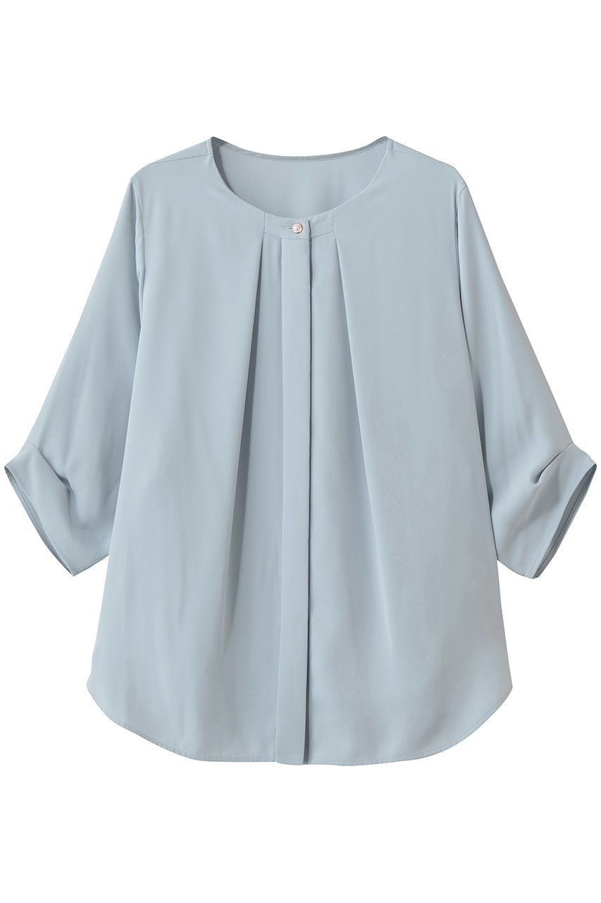 【ティアラ/Tiara】の《WEB限定カラーあり》2wayドルマンスリーブブラウス インテリア・キッズ・メンズ・レディースファッション・服の通販 founy(ファニー) ファッション Fashion レディースファッション Fashion for Women トップス・カットソー Cut & Sew Tops シャツ・ブラウス・オフィスカジュアル Elegant Blouses & Button-Ups おすすめ Recommended / Our Picks サテン Satin, Glossy Fabric ショート Short, Short Length スリーブ Sleeve, Long Sleeve / Short Sleeve ドレープ Drape, Draping Fabric エレガント 上品 Elegant 新作・新入荷 New Arrivals / New In サックス|ID: prp329100004912237 ipo3291000000036811258