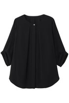 【ティアラ/Tiara】の《WEB限定カラーあり》2wayドルマンスリーブブラウス 人気、トレンドファッション・服の通販 founy(ファニー) ファッション Fashion レディースファッション Fashion for Women トップス・カットソー Cut & Sew Tops シャツ・ブラウス・オフィスカジュアル Elegant Blouses & Button-Ups おすすめ Recommended / Our Picks サテン Satin, Glossy Fabric ショート Short, Short Length スリーブ Sleeve, Long Sleeve / Short Sleeve ドレープ Drape, Draping Fabric エレガント 上品 Elegant 新作・新入荷 New Arrivals / New In thumbnail ブラック|ID: prp329100004912237 ipo3291000000036811260