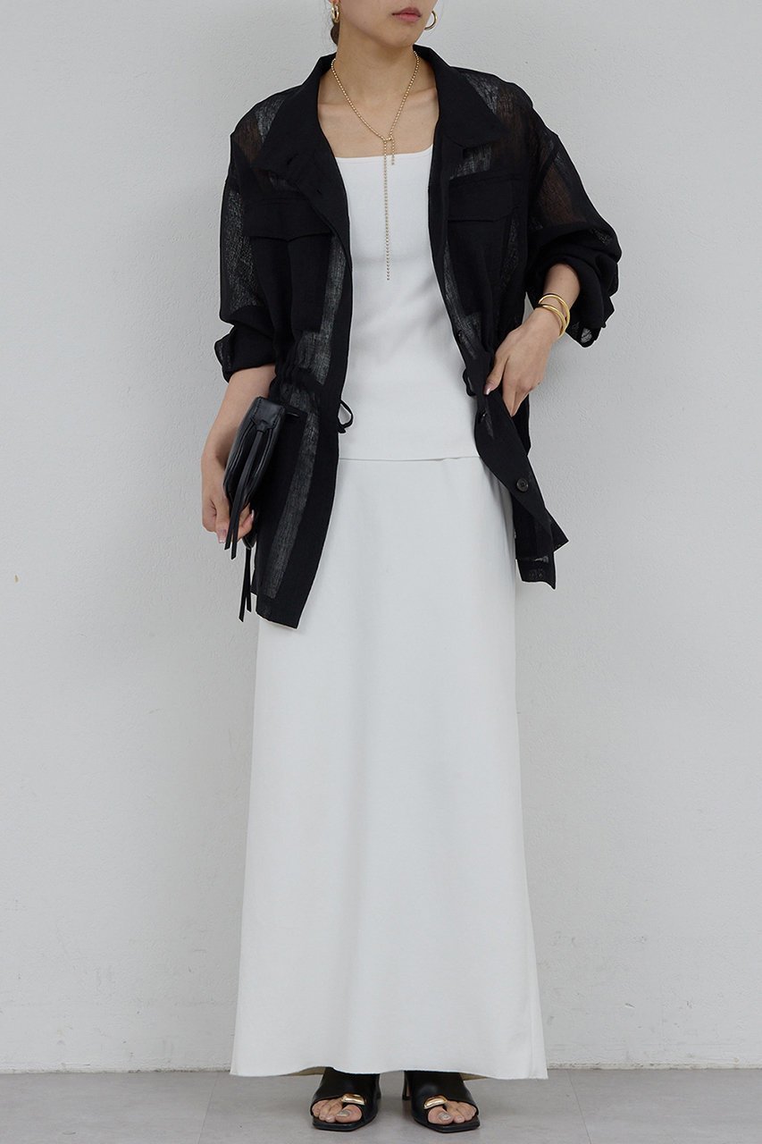 【ガリャルダガランテ/GALLARDAGALANTE】の【SACHIKOコラボ】シアーメッシュミリタリージャケット 人気、トレンドファッション・服の通販 founy(ファニー) 　ファッション　Fashion　レディースファッション　Fashion for Women　アウター　Coat / Outerwear Collection　レディースジャケット・軽アウター　Jackets　コラボ　Collaboration, Collab　シンプル　Simple, Minimal　ジャケット　Jacket, Outerwear　タートルネック　Turtleneck, High Neck　ハイネック　High Neck, Mock Neck　冬　Winter / This Winter　夏　Summer　新作・新入荷　New Arrivals / New In　春　Spring　S/S・春夏　SS, Spring/Summer, Warm Season　洗える　Machine Washable　羽織　Haori, Light Jacket　other-2|ID: prp329100004912244 ipo3291000000036811310