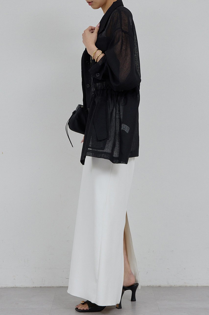 【ガリャルダガランテ/GALLARDAGALANTE】の【SACHIKOコラボ】シアーメッシュミリタリージャケット 人気、トレンドファッション・服の通販 founy(ファニー) 　ファッション　Fashion　レディースファッション　Fashion for Women　アウター　Coat / Outerwear Collection　レディースジャケット・軽アウター　Jackets　コラボ　Collaboration, Collab　シンプル　Simple, Minimal　ジャケット　Jacket, Outerwear　タートルネック　Turtleneck, High Neck　ハイネック　High Neck, Mock Neck　冬　Winter / This Winter　夏　Summer　新作・新入荷　New Arrivals / New In　春　Spring　S/S・春夏　SS, Spring/Summer, Warm Season　洗える　Machine Washable　羽織　Haori, Light Jacket　other-3|ID: prp329100004912244 ipo3291000000036811313