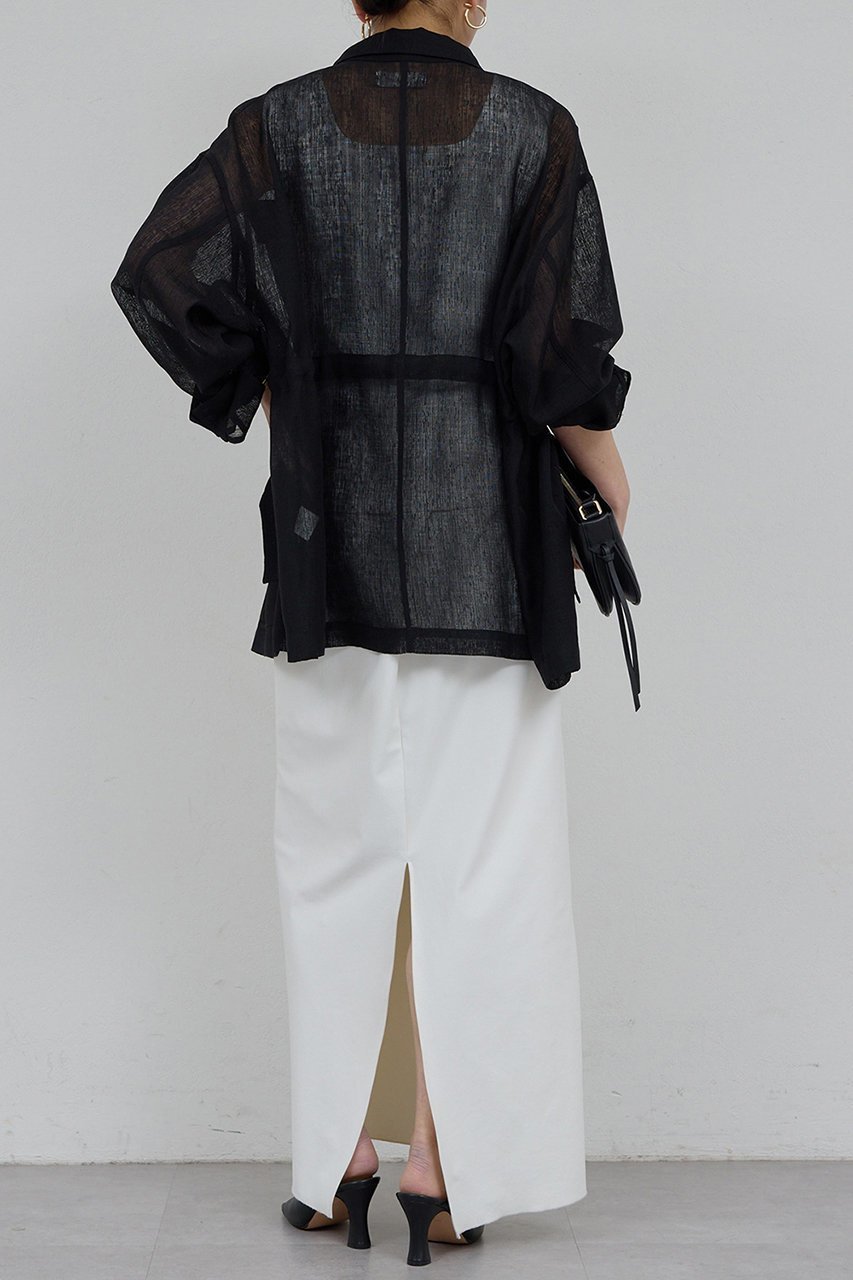 【ガリャルダガランテ/GALLARDAGALANTE】の【SACHIKOコラボ】シアーメッシュミリタリージャケット 人気、トレンドファッション・服の通販 founy(ファニー) 　ファッション　Fashion　レディースファッション　Fashion for Women　アウター　Coat / Outerwear Collection　レディースジャケット・軽アウター　Jackets　コラボ　Collaboration, Collab　シンプル　Simple, Minimal　ジャケット　Jacket, Outerwear　タートルネック　Turtleneck, High Neck　ハイネック　High Neck, Mock Neck　冬　Winter / This Winter　夏　Summer　新作・新入荷　New Arrivals / New In　春　Spring　S/S・春夏　SS, Spring/Summer, Warm Season　洗える　Machine Washable　羽織　Haori, Light Jacket　other-4|ID: prp329100004912244 ipo3291000000036811315