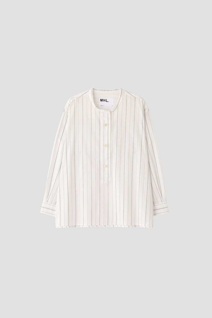 【マーガレットハウエル/MARGARET HOWELL】のGRAPHIC COTTON STRIPE 人気、トレンドファッション・服の通販 founy(ファニー) ファッション Fashion レディースファッション Fashion for Women トップス・カットソー Cut & Sew Tops シャツ・ブラウス・オフィスカジュアル Elegant Blouses & Button-Ups ロングTシャツ・Tシャツ Longline T-Shirts & Tees カットソー・ベーシックTシャツ Cut-and-Sewn Tops / Stretch Tees & Basics ストライプ Stripe, Striped Pattern スリーブ Sleeve, Long Sleeve / Short Sleeve フロント Front, Front Design リラックス Relax, Relaxed Fit ロング Long, Long-Length エレガント 上品 Elegant other-5|ID: prp329100004912259 ipo3291000000036811424