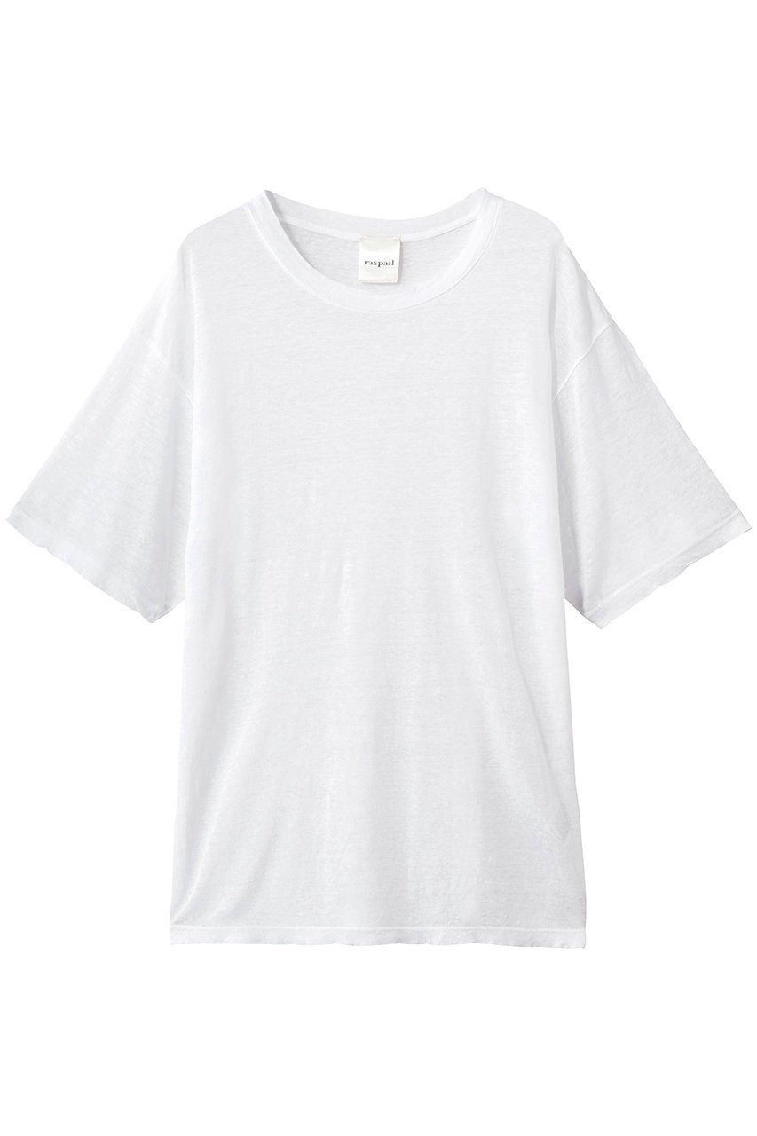 【ラスパイユ/raspail】のリネン Tシャツ インテリア・キッズ・メンズ・レディースファッション・服の通販 founy(ファニー) 　ファッション　Fashion　レディースファッション　Fashion for Women　トップス・カットソー　Cut & Sew Tops　シャツ・ブラウス・オフィスカジュアル　Elegant Blouses & Button-Ups　ロングTシャツ・Tシャツ　Longline T-Shirts & Tees　カットソー・ベーシックTシャツ　Cut-and-Sewn Tops / Stretch Tees & Basics　なめらか　Smooth, Silky Texture　ショート　Short, Short Length　シルク　Silk, 100% Silk　スリーブ　Sleeve, Long Sleeve / Short Sleeve　バランス　Balance, Style Balance　ボトム　Bottoms, Lower Wear　リネン　Linen, Linen Fabric　リラックス　Relax, Relaxed Fit　新作・新入荷　New Arrivals / New In　オフ|ID: prp329100004914034 ipo3291000000036824396