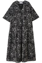 【ジュン オカモト/JUN OKAMOTO】のフラワーエンブロイダリー ティアード ドレス ブラック|ID: prp329100004914054 ipo3291000000036948599