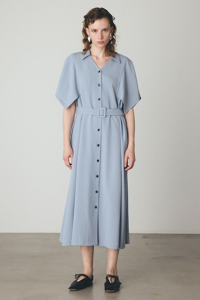 【その他のブランド/Other】のハンカチスリーブ Aラインワンピース インテリア・キッズ・メンズ・レディースファッション・服の通販 founy(ファニー) ファッション Fashion レディースファッション Fashion for Women ワンピース Dresses チュニック Tunic Tops & Dresses Aラインワンピース・フレアシルエット A-Line Dresses / Flared Silhouette Dresses ウォッシャブル Machine Washable キュプラ Cupro, Eco Fabric スリーブ Sleeve, Long Sleeve / Short Sleeve チュニック Tunic, Long Top ハンカチ Handkerchief, Hanky ベスト Vest, Waistcoat ロング Long, Long-Length エレガント 上品 Elegant 新作・新入荷 New Arrivals / New In ブルーグレー|ID: prp329100004914056 ipo3291000000036824557