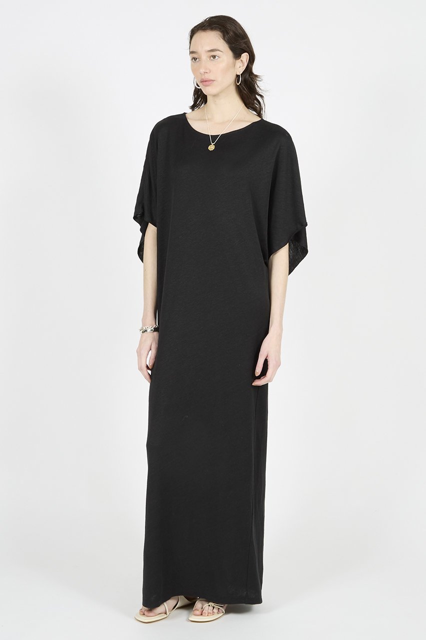 【ラスパイユ/raspail】のリネン テクスチャーロングドレス 人気、トレンドファッション・服の通販 founy(ファニー) 　ファッション　Fashion　レディースファッション　Fashion for Women　ワンピース　Dresses　フォーマル・パーティードレス・結婚式用ドレス　Elegant & Casual Dresses　チュニック　Tunic Tops & Dresses　おすすめ　Recommended / Our Picks　コンパクト　Compact, Small Size　チュニック　Tunic, Long Top　デコルテ　Décolleté, Neckline　ドレス　Dress, One-Piece　リゾート　Resort, Vacation Style　リネン　Linen, Linen Fabric　ロング　Long, Long-Length　夏　Summer　新作・新入荷　New Arrivals / New In　other-6|ID: prp329100004914060 ipo3291000000036824601