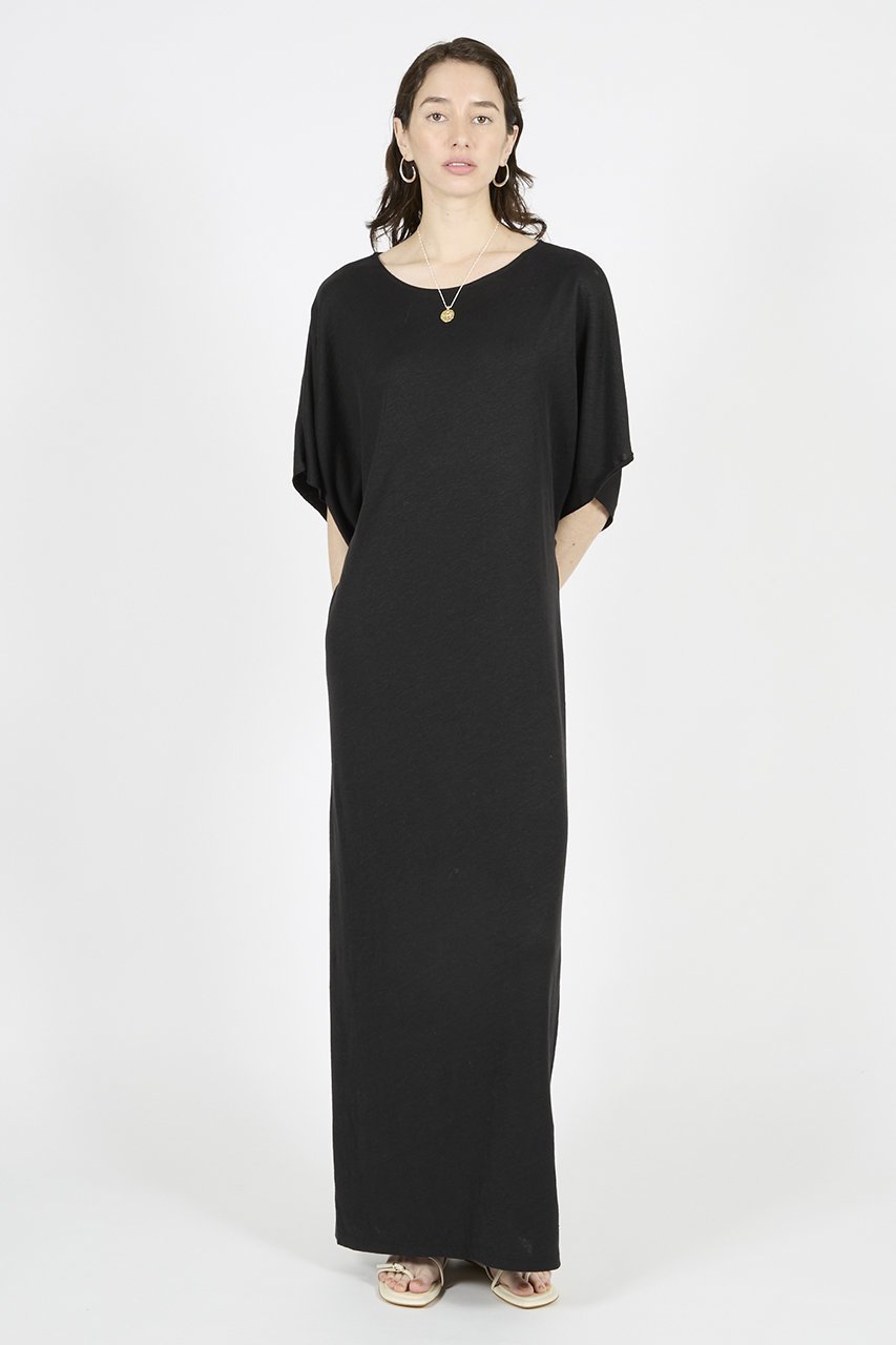 【ラスパイユ/raspail】のリネン テクスチャーロングドレス 人気、トレンドファッション・服の通販 founy(ファニー) 　ファッション　Fashion　レディースファッション　Fashion for Women　ワンピース　Dresses　フォーマル・パーティードレス・結婚式用ドレス　Elegant & Casual Dresses　チュニック　Tunic Tops & Dresses　おすすめ　Recommended / Our Picks　コンパクト　Compact, Small Size　チュニック　Tunic, Long Top　デコルテ　Décolleté, Neckline　ドレス　Dress, One-Piece　リゾート　Resort, Vacation Style　リネン　Linen, Linen Fabric　ロング　Long, Long-Length　夏　Summer　新作・新入荷　New Arrivals / New In　other-7|ID: prp329100004914060 ipo3291000000036824605