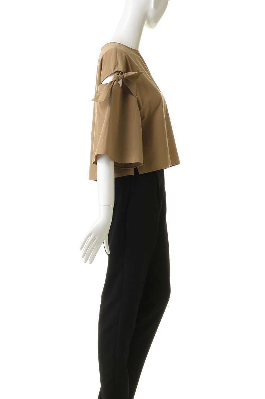 【ティアラ/Tiara】のリボントリミングブラウス 人気、トレンドファッション・服の通販 founy(ファニー) 　ファッション　Fashion　レディースファッション　Fashion for Women　トップス・カットソー　Cut & Sew Tops　シャツ・ブラウス・オフィスカジュアル　Elegant Blouses & Button-Ups　インド　Indian Textile　オーガニック　Organic Cotton　クロップド　Cropped, Short Length　ショート　Short, Short Length　スリット　Slit, Slit Detail　スリーブ　Sleeve, Long Sleeve / Short Sleeve　タイプライター　Typewriter Fabric, Crisp Cotton　トレンド　Trend, Trending Now　フレア　Flare, Flared　リボン　Ribbon, Bow　新作・新入荷　New Arrivals / New In　other-3|ID: prp329100004914063 ipo3291000000036824618