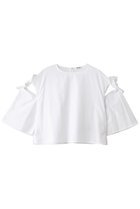 【ティアラ/Tiara】のリボントリミングブラウス 人気、トレンドファッション・服の通販 founy(ファニー) ファッション Fashion レディースファッション Fashion for Women トップス・カットソー Cut & Sew Tops シャツ・ブラウス・オフィスカジュアル Elegant Blouses & Button-Ups インド Indian Textile オーガニック Organic Cotton クロップド Cropped, Short Length ショート Short, Short Length スリット Slit, Slit Detail スリーブ Sleeve, Long Sleeve / Short Sleeve タイプライター Typewriter Fabric, Crisp Cotton トレンド Trend, Trending Now フレア Flare, Flared リボン Ribbon, Bow 新作・新入荷 New Arrivals / New In thumbnail ホワイト|ID: prp329100004914064 ipo3291000000036824611