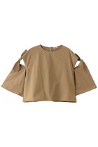 【ティアラ/Tiara】のリボントリミングブラウス 人気、トレンドファッション・服の通販 founy(ファニー) ファッション Fashion レディースファッション Fashion for Women トップス・カットソー Cut & Sew Tops シャツ・ブラウス・オフィスカジュアル Elegant Blouses & Button-Ups インド Indian Textile オーガニック Organic Cotton クロップド Cropped, Short Length ショート Short, Short Length スリット Slit, Slit Detail スリーブ Sleeve, Long Sleeve / Short Sleeve タイプライター Typewriter Fabric, Crisp Cotton トレンド Trend, Trending Now フレア Flare, Flared リボン Ribbon, Bow 新作・新入荷 New Arrivals / New In thumbnail ベージュ|ID: prp329100004914064 ipo3291000000036824613