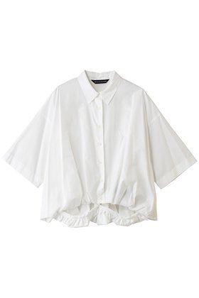 【ミズイロ インド/mizuiro ind】のhalf slv ballon shirt シャツ 人気、トレンドファッション・服の通販 founy(ファニー) ファッション Fashion レディースファッション Fashion for Women トップス・カットソー Cut & Sew Tops シャツ・ブラウス・オフィスカジュアル Elegant Blouses & Button-Ups ショート Short, Short Length シンプル Simple, Minimal スリーブ Sleeve, Long Sleeve / Short Sleeve トレンド Trend, Trending Now バルーン Balloon, Balloon Silhouette フロント Front, Front Design 半袖 Short Sleeve, Half Sleeve 新作・新入荷 New Arrivals / New In |ID:prp329100004914077
