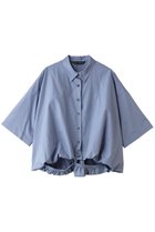 【ミズイロ インド/mizuiro ind】のhalf slv ballon shirt シャツ 人気、トレンドファッション・服の通販 founy(ファニー) ファッション Fashion レディースファッション Fashion for Women トップス・カットソー Cut & Sew Tops シャツ・ブラウス・オフィスカジュアル Elegant Blouses & Button-Ups ショート Short, Short Length シンプル Simple, Minimal スリーブ Sleeve, Long Sleeve / Short Sleeve トレンド Trend, Trending Now バルーン Balloon, Balloon Silhouette フロント Front, Front Design 半袖 Short Sleeve, Half Sleeve 新作・新入荷 New Arrivals / New In thumbnail l.blue|ID: prp329100004914077 ipo3291000000036824713