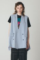 【その他のブランド/Other】のオーバーサイズ セミロングベスト 人気、トレンドファッション・服の通販 founy(ファニー) ファッション Fashion レディースファッション Fashion for Women アウター Coat / Outerwear Collection レディースジャケット・軽アウター Jackets ウォッシャブル Machine Washable キュプラ Cupro, Eco Fabric ジャケット Jacket, Outerwear ベスト Vest, Waistcoat エレガント 上品 Elegant 新作・新入荷 New Arrivals / New In |ID:prp329100004914091