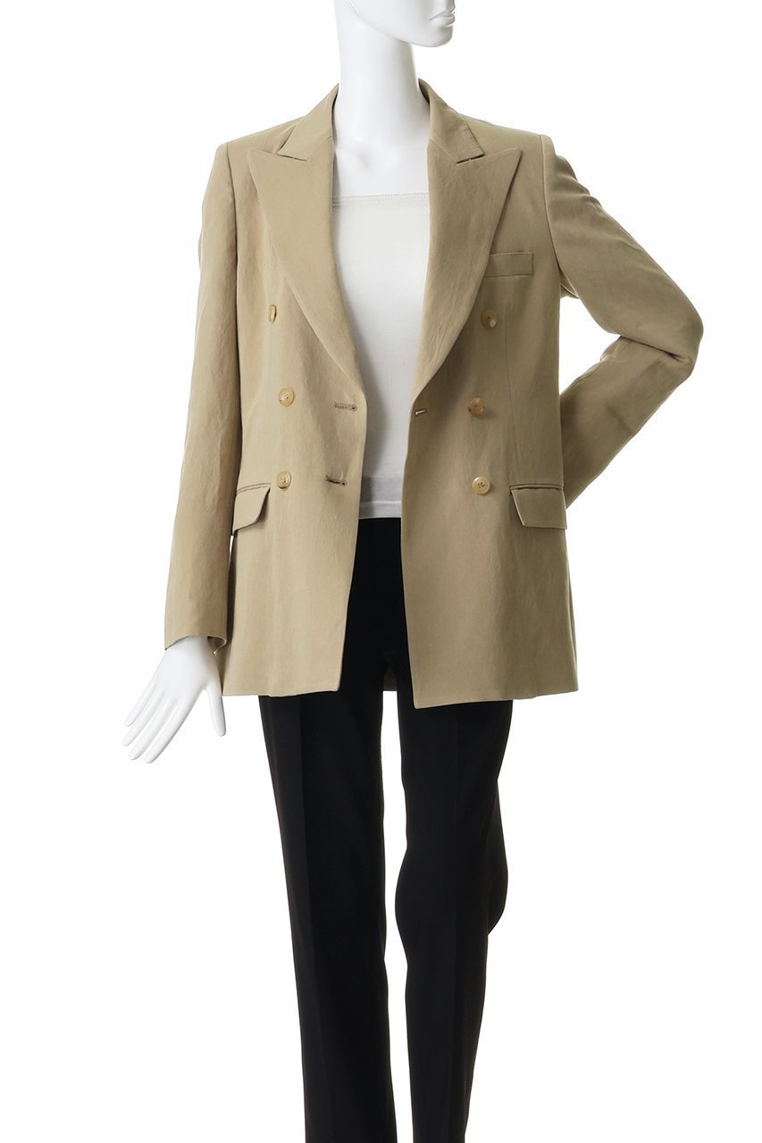【ラスパイユ/raspail】のレーヨンリネン ダブルジャケット 人気、トレンドファッション・服の通販 founy(ファニー) 　ファッション　Fashion　レディースファッション　Fashion for Women　アウター　Coat / Outerwear Collection　レディースジャケット・軽アウター　Jackets　ジャケット　Jacket, Outerwear　ダブル　Double, Double-Breasted　フランス　France, French　メンズ　Men's, Menswear　リネン　Linen, Linen Fabric　ワッシャー　Washer, Crinkled Finish　エレガント 上品　Elegant　夏　Summer　新作・新入荷　New Arrivals / New In　春　Spring　S/S・春夏　SS, Spring/Summer, Warm Season　other-7|ID: prp329100004914098 ipo3291000000036824906