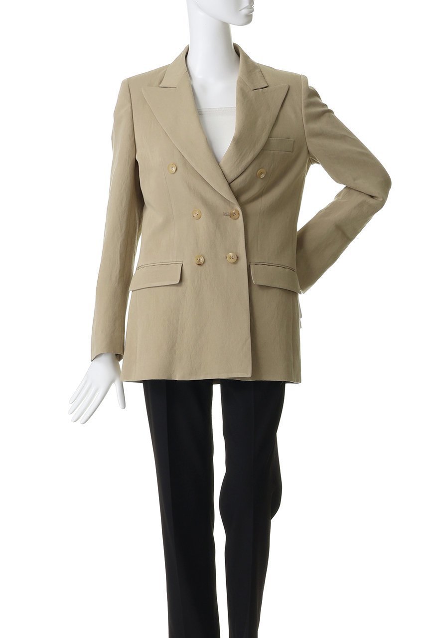 【ラスパイユ/raspail】のレーヨンリネン ダブルジャケット 人気、トレンドファッション・服の通販 founy(ファニー) 　ファッション　Fashion　レディースファッション　Fashion for Women　アウター　Coat / Outerwear Collection　レディースジャケット・軽アウター　Jackets　ジャケット　Jacket, Outerwear　ダブル　Double, Double-Breasted　フランス　France, French　メンズ　Men's, Menswear　リネン　Linen, Linen Fabric　ワッシャー　Washer, Crinkled Finish　エレガント 上品　Elegant　夏　Summer　新作・新入荷　New Arrivals / New In　春　Spring　S/S・春夏　SS, Spring/Summer, Warm Season　other-2|ID: prp329100004914099 ipo3291000000036824894