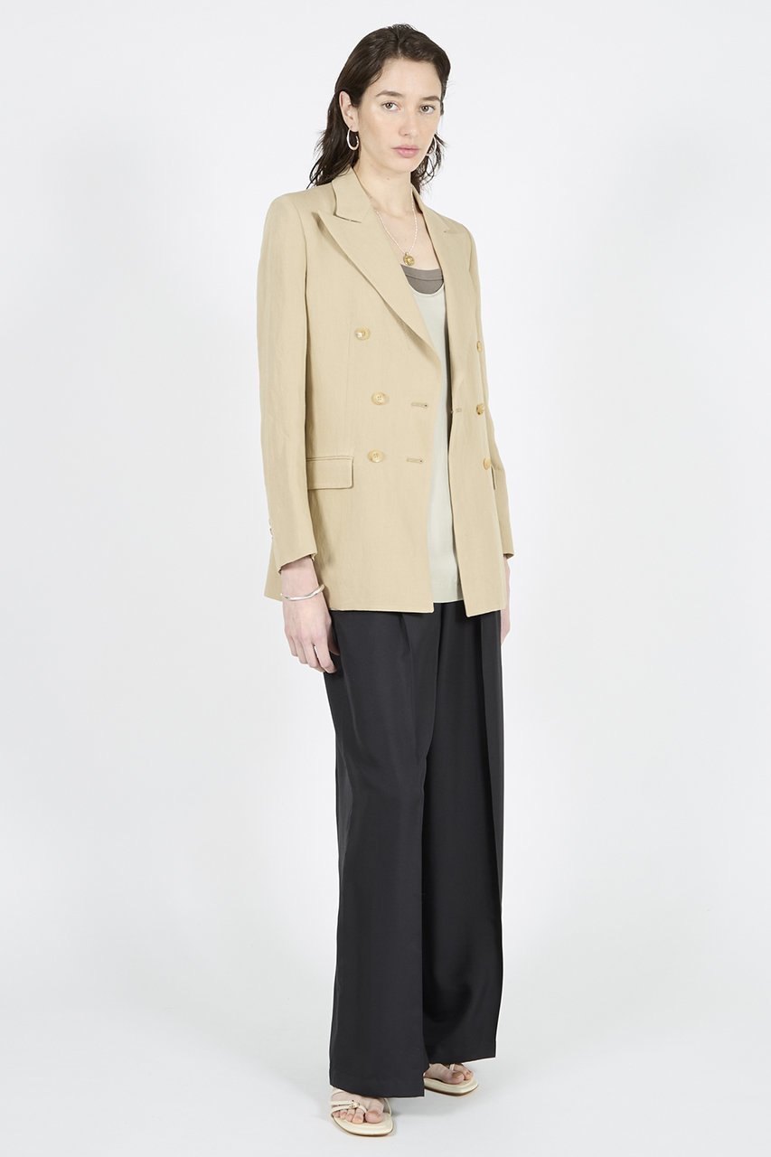 【ラスパイユ/raspail】のレーヨンリネン ダブルジャケット 人気、トレンドファッション・服の通販 founy(ファニー) 　ファッション　Fashion　レディースファッション　Fashion for Women　アウター　Coat / Outerwear Collection　レディースジャケット・軽アウター　Jackets　ジャケット　Jacket, Outerwear　ダブル　Double, Double-Breasted　フランス　France, French　メンズ　Men's, Menswear　リネン　Linen, Linen Fabric　ワッシャー　Washer, Crinkled Finish　エレガント 上品　Elegant　夏　Summer　新作・新入荷　New Arrivals / New In　春　Spring　S/S・春夏　SS, Spring/Summer, Warm Season　other-8|ID: prp329100004914099 ipo3291000000036824910