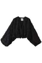 【クラネ/CLANE】のTOPSTITCHED FRILL BOLERO BLACK|ID: prp329100004914101 ipo3291000000036824915