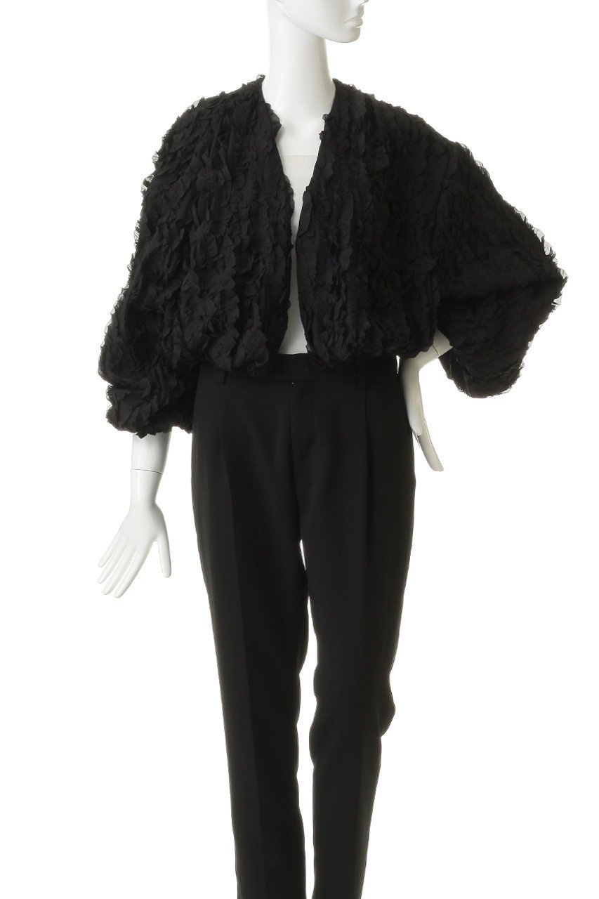 【クラネ/CLANE】のTOPSTITCHED FRILL BOLERO 人気、トレンドファッション・服の通販 founy(ファニー) 　ファッション　Fashion　レディースファッション　Fashion for Women　アウター　Coat / Outerwear Collection　レディースジャケット・軽アウター　Jackets　ボレロ・ショート丈ジャケット / ドレス羽織りに　Boleros & Short Jackets　おすすめ　Recommended / Our Picks　シアー　Sheer, See-Through　ジャケット　Jacket, Outerwear　デニム　Denim, Jeans Material　バルーン　Balloon, Balloon Silhouette　パーティ　Party, Party Style　フリル　Frill, Ruffle　ベスト　Vest, Waistcoat　ボレロ　Bolero, Short Cardigan　新作・新入荷　New Arrivals / New In　other-7|ID: prp329100004914101 ipo3291000000036824932