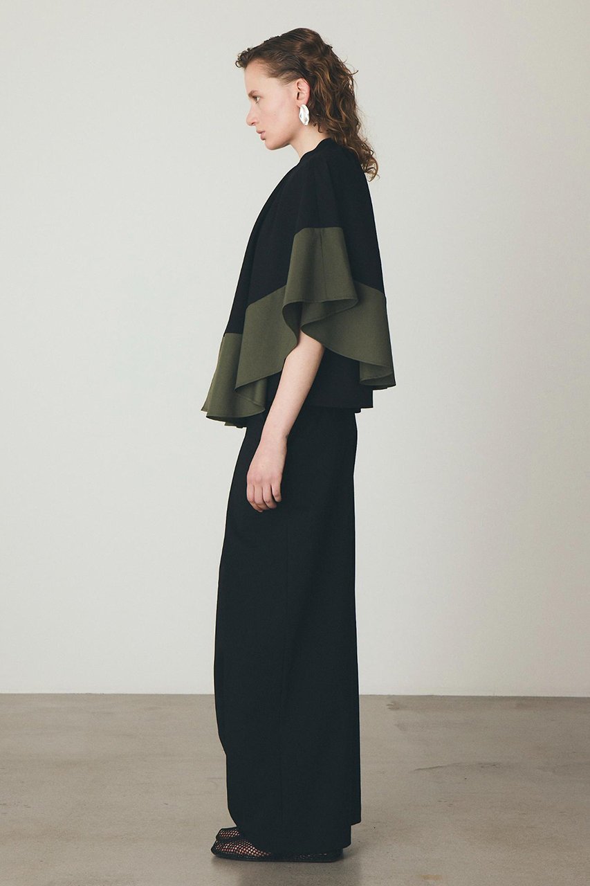 【その他のブランド/Other】のフロントタックストレッチワイドパンツ 人気、トレンドファッション・服の通販 founy(ファニー) 　ファッション　Fashion　レディースファッション　Fashion for Women　パンツ　Pants & Trousers　おすすめ　Recommended / Our Picks　キャンバス　Canvas, Canvas Fabric　シンプル　Simple, Minimal　ストレッチ　Stretch, Stretchy Fabric　ストレート　Straight, Straight Cut　フロント　Front, Front Design　リネン　Linen, Linen Fabric　ワイド　Wide, Wide Fit　夏　Summer　新作・新入荷　New Arrivals / New In　other-3|ID: prp329100004914109 ipo3291000000036825010