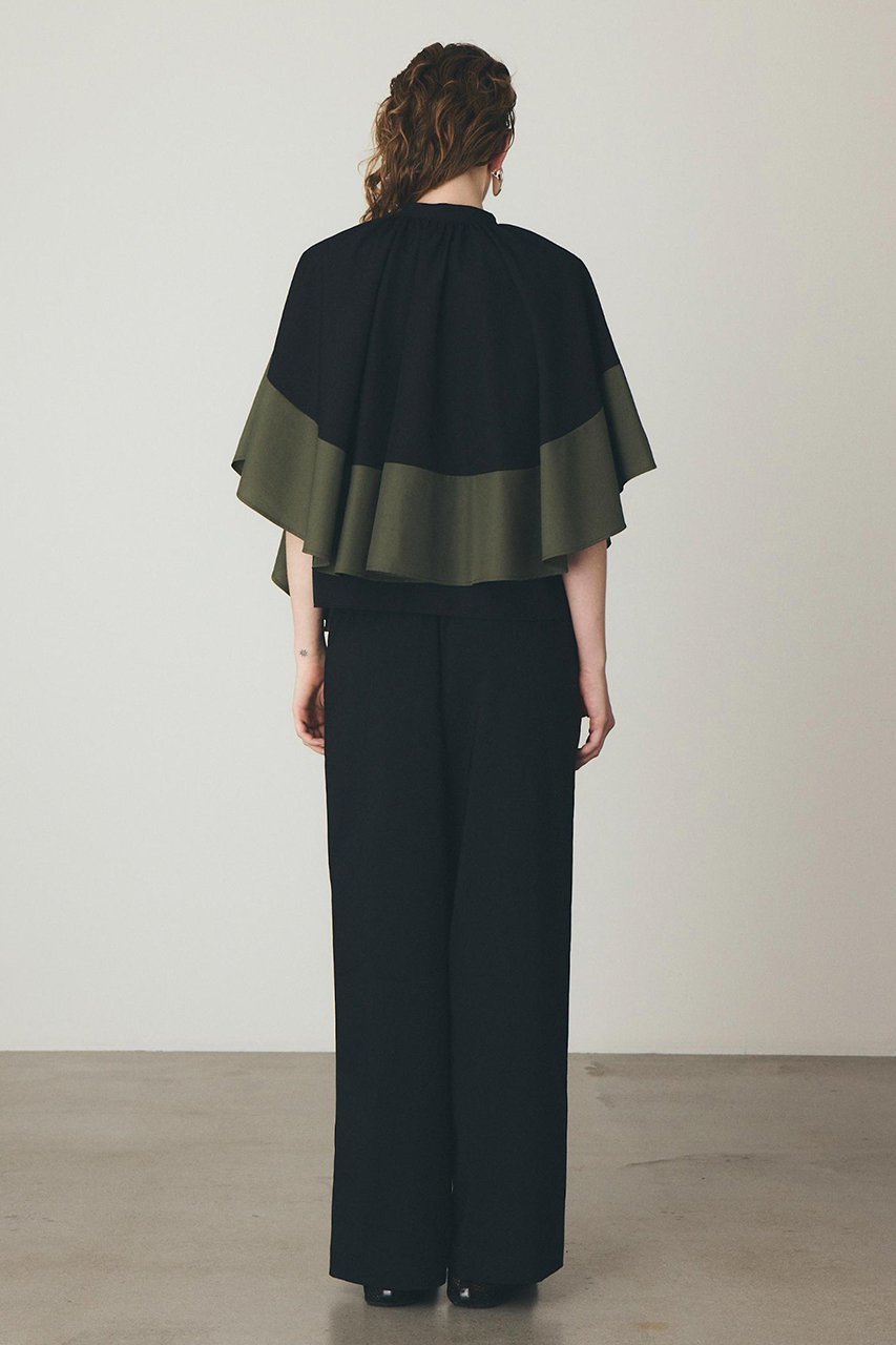 【その他のブランド/Other】のフロントタックストレッチワイドパンツ 人気、トレンドファッション・服の通販 founy(ファニー) 　ファッション　Fashion　レディースファッション　Fashion for Women　パンツ　Pants & Trousers　おすすめ　Recommended / Our Picks　キャンバス　Canvas, Canvas Fabric　シンプル　Simple, Minimal　ストレッチ　Stretch, Stretchy Fabric　ストレート　Straight, Straight Cut　フロント　Front, Front Design　リネン　Linen, Linen Fabric　ワイド　Wide, Wide Fit　夏　Summer　新作・新入荷　New Arrivals / New In　other-4|ID: prp329100004914109 ipo3291000000036825012