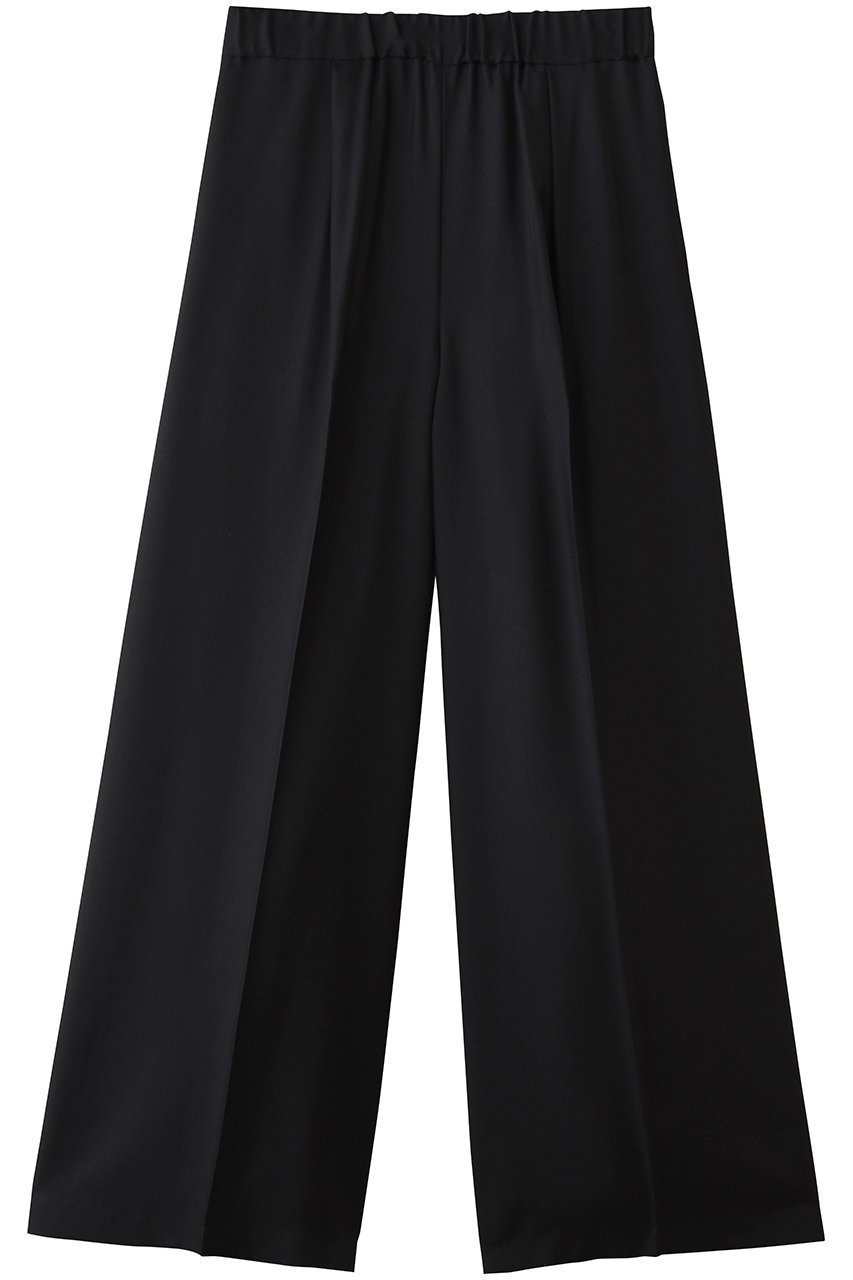 【ラスパイユ/raspail】のシルク タックパンツ インテリア・キッズ・メンズ・レディースファッション・服の通販 founy(ファニー) 　ファッション　Fashion　レディースファッション　Fashion for Women　パンツ　Pants & Trousers　シルク　Silk, 100% Silk　センター　Center, Center Line　リラックス　Relax, Relaxed Fit　エレガント 上品　Elegant　新作・新入荷　New Arrivals / New In　ダークネイビー|ID: prp329100004914117 ipo3291000000036825061