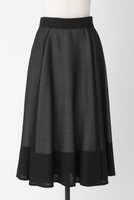 【オーヴィル/EAUVIRE】のワイドフレアスカート 人気、トレンドファッション・服の通販 founy(ファニー) ファッション Fashion レディースファッション Fashion for Women スカート Skirts Aライン・フレアスカート A-Line & Flared Skirts シアー Sheer, See-Through シルク Silk, 100% Silk フレア Flare, Flared フレアースカート Flared Skirt, A-Line Skirt 再入荷 Restock / Back in Stock 日本製 Made In Japan |ID:prp329100004914120