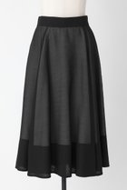 【オーヴィル/EAUVIRE】のワイドフレアスカート ブラック|ID: prp329100004914120 ipo3291000000036825075