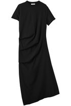 【セアン/SCEARN】のCURVY JERSEY ワンピース 人気、トレンドファッション・服の通販 founy(ファニー) ファッション Fashion レディースファッション Fashion for Women ワンピース Dresses チュニック Tunic Tops & Dresses おすすめ Recommended / Our Picks ギャザー Gathered, Ruffled シンプル Simple, Minimal スニーカー Sneakers, Trainers チュニック Tunic, Long Top ドレープ Drape, Draping Fabric ロング Long, Long-Length thumbnail BLACK|ID: prp329100004914135 ipo3291000000036827093