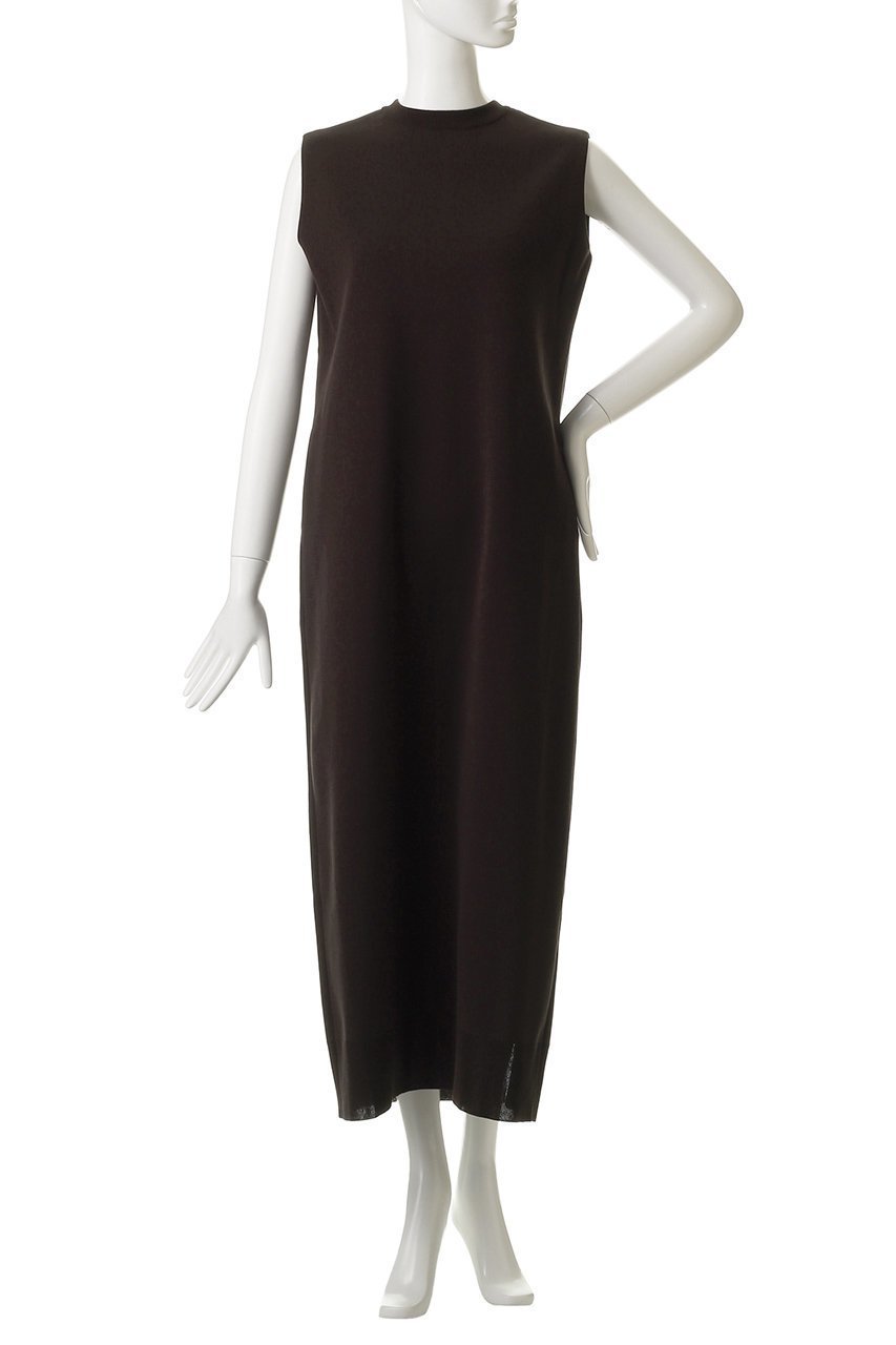 【オブリオ/AUBRIOT】のオーガニックコットン ニットドレス 人気、トレンドファッション・服の通販 founy(ファニー) 　ファッション　Fashion　レディースファッション　Fashion for Women　ワンピース　Dresses　フォーマル・パーティードレス・結婚式用ドレス　Elegant & Casual Dresses　チュニック　Tunic Tops & Dresses　インド　Indian Textile　スリット　Slit, Slit Detail　ダブル　Double, Double-Breasted　チュニック　Tunic, Long Top　ドレス　Dress, One-Piece　フォルム　Silhouette, Form　モダン　Modern, Contemporary　ロング　Long, Long-Length　日本製　Made In Japan　other-2|ID: prp329100004914141 ipo3291000000036827141