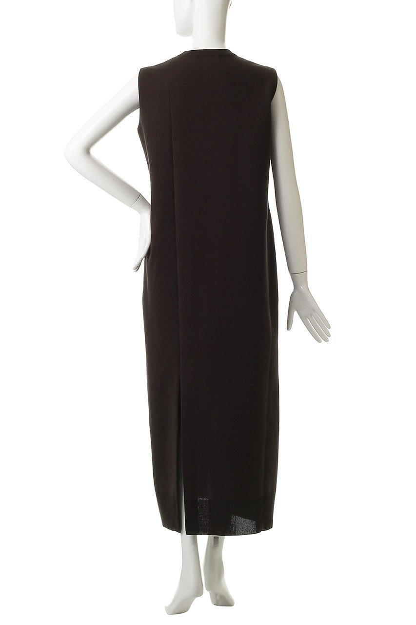 【オブリオ/AUBRIOT】のオーガニックコットン ニットドレス 人気、トレンドファッション・服の通販 founy(ファニー) 　ファッション　Fashion　レディースファッション　Fashion for Women　ワンピース　Dresses　フォーマル・パーティードレス・結婚式用ドレス　Elegant & Casual Dresses　チュニック　Tunic Tops & Dresses　インド　Indian Textile　スリット　Slit, Slit Detail　ダブル　Double, Double-Breasted　チュニック　Tunic, Long Top　ドレス　Dress, One-Piece　フォルム　Silhouette, Form　モダン　Modern, Contemporary　ロング　Long, Long-Length　日本製　Made In Japan　other-4|ID: prp329100004914141 ipo3291000000036827143