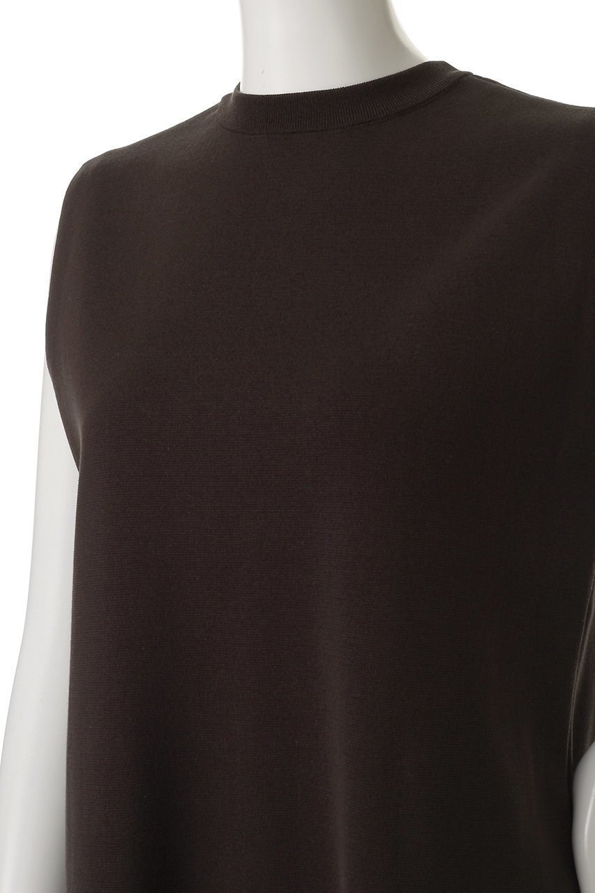 【オブリオ/AUBRIOT】のオーガニックコットン ニットドレス 人気、トレンドファッション・服の通販 founy(ファニー) 　ファッション　Fashion　レディースファッション　Fashion for Women　ワンピース　Dresses　フォーマル・パーティードレス・結婚式用ドレス　Elegant & Casual Dresses　チュニック　Tunic Tops & Dresses　インド　Indian Textile　スリット　Slit, Slit Detail　ダブル　Double, Double-Breasted　チュニック　Tunic, Long Top　ドレス　Dress, One-Piece　フォルム　Silhouette, Form　モダン　Modern, Contemporary　ロング　Long, Long-Length　日本製　Made In Japan　other-5|ID: prp329100004914141 ipo3291000000036827144